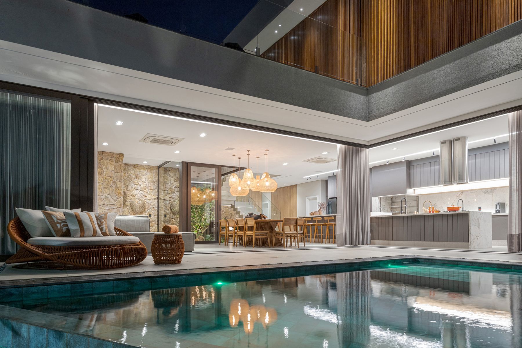 casa horizonte noite · cardoso arquitetura
